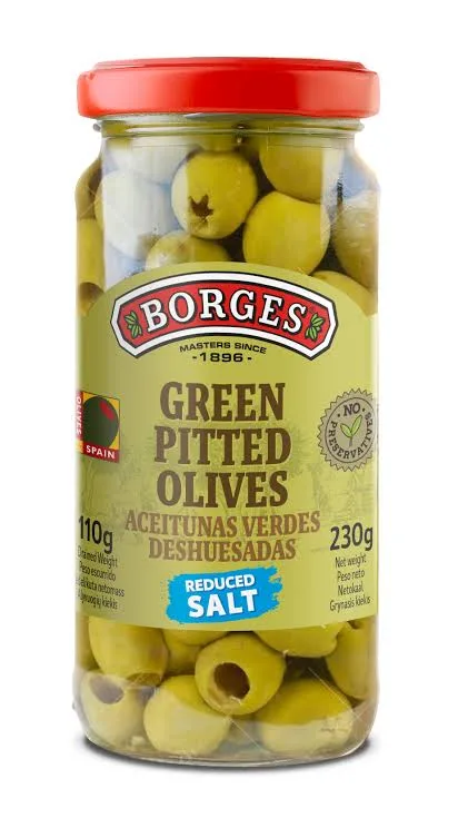 Borges Green Olives Pitted