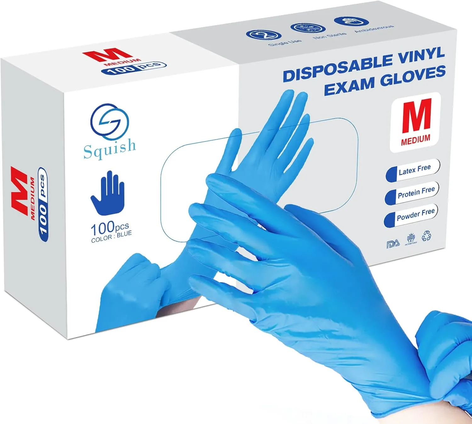 Disposable Gloves Blue